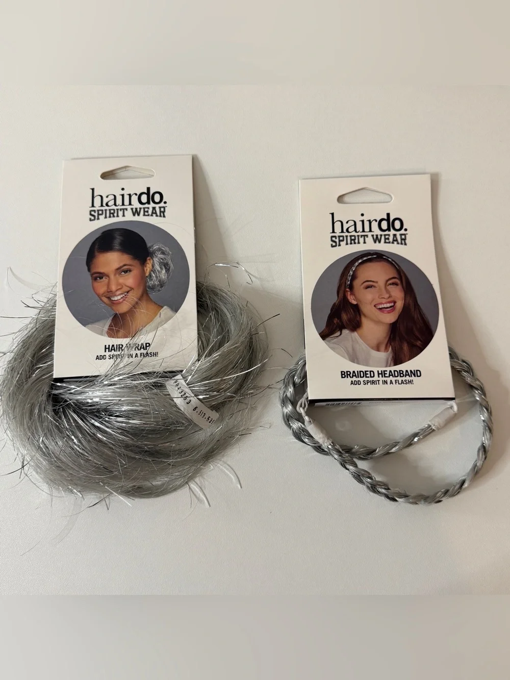 hairdo spirit wear: set of 2 (hair wrap, braided headband)
